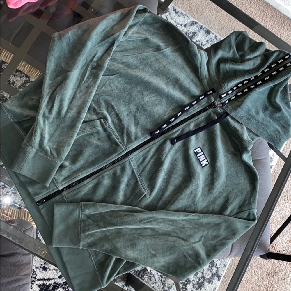 VIctoria secret PINK VELOUR HOODIE